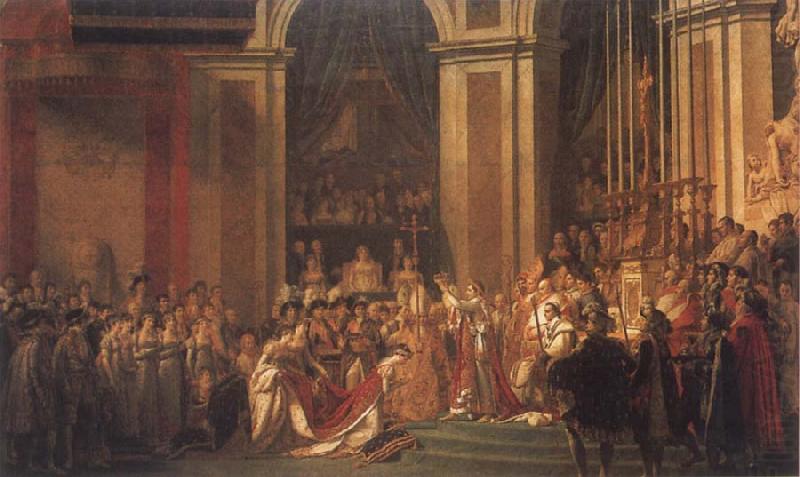 Jacques-Louis David Consecration of the Emperor Napoleon i and Coronation of the Empress Josephine china oil painting image